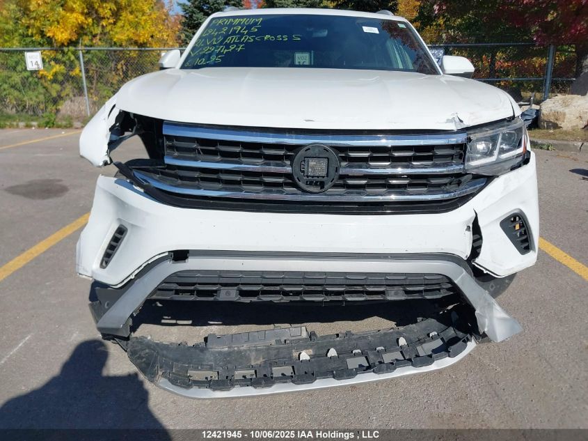 2021 Volkswagen Atlas Cross Sport 3.6 Fsi Highline VIN: 1V2BE2CA0MC227427 Lot: 12421945