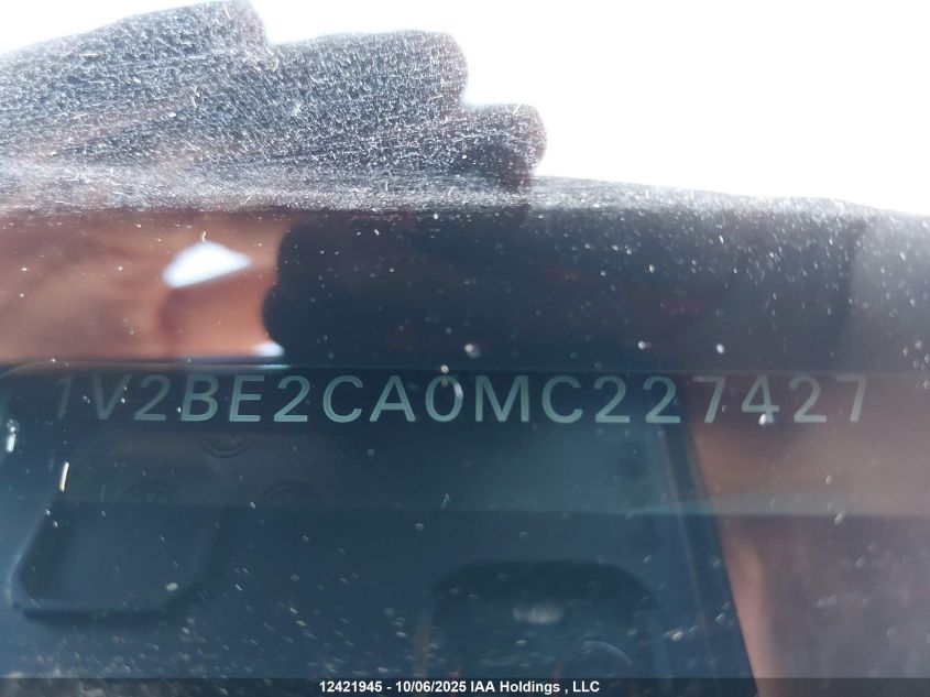 2021 Volkswagen Atlas Cross Sport 3.6 Fsi Highline VIN: 1V2BE2CA0MC227427 Lot: 12421945