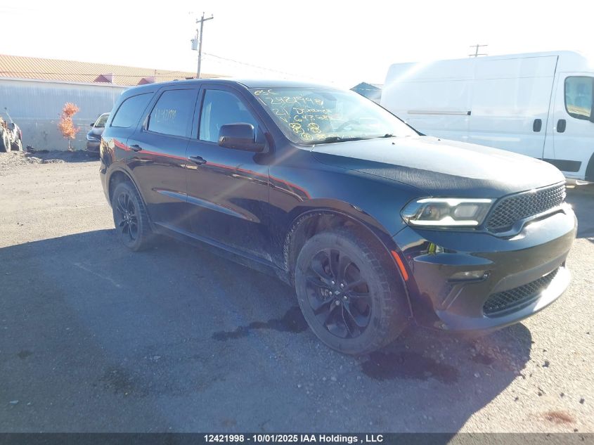 2021 Dodge Durango Sxt VIN: 1C4RDJAG0MC643689 Lot: 12421998