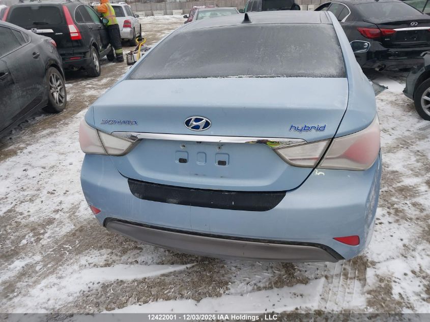 2011 Hyundai Sonata Hybrid Premium VIN: KMHEC4A48BA009365 Lot: 12422001