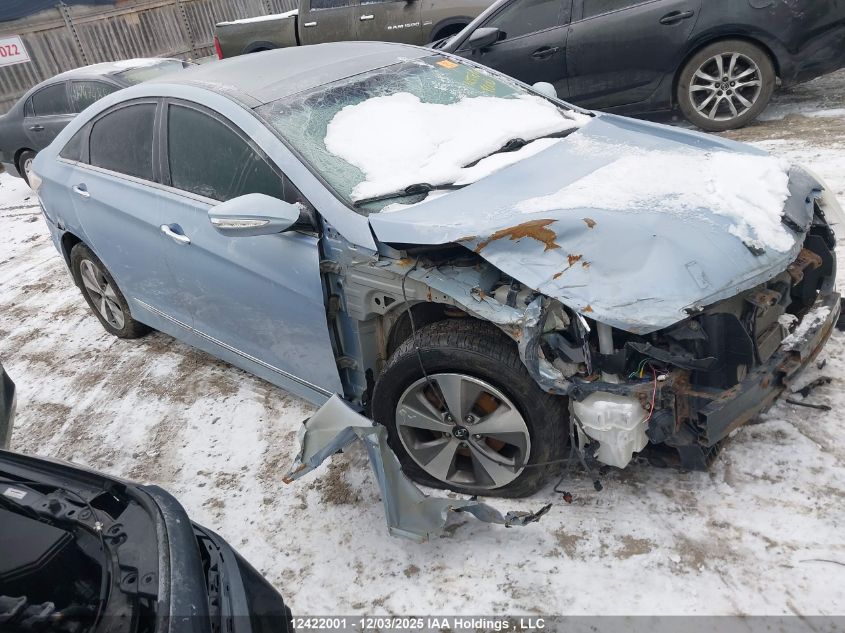 2011 Hyundai Sonata Hybrid Premium VIN: KMHEC4A48BA009365 Lot: 12422001