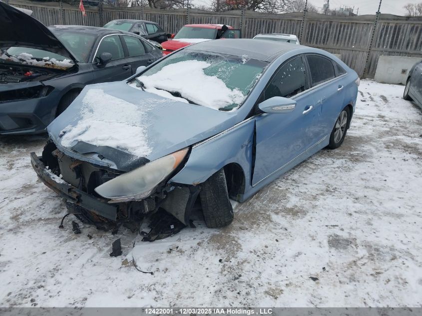 2011 Hyundai Sonata Hybrid Premium VIN: KMHEC4A48BA009365 Lot: 12422001
