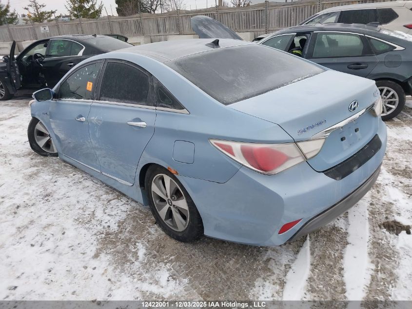 2011 Hyundai Sonata Hybrid Premium VIN: KMHEC4A48BA009365 Lot: 12422001