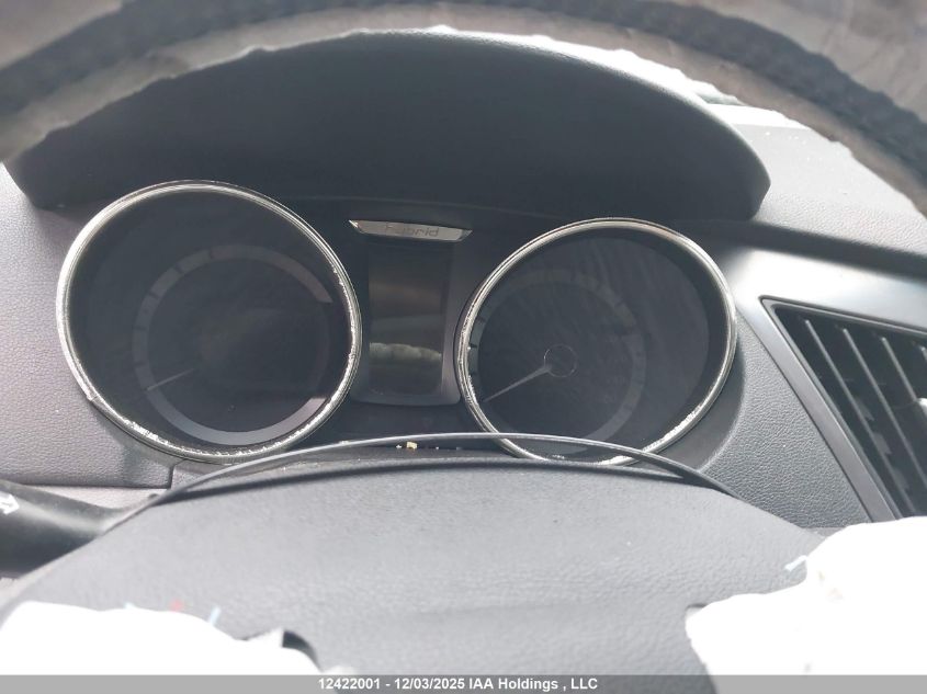 2011 Hyundai Sonata Hybrid Premium VIN: KMHEC4A48BA009365 Lot: 12422001