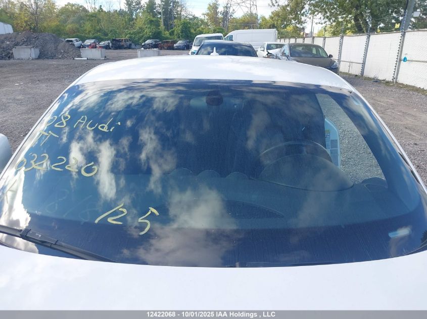 2008 Audi Tt 2.0T VIN: TRUAF38J081032220 Lot: 12422068