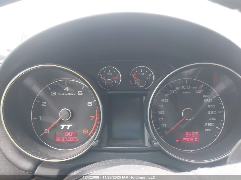 2008 Audi Tt 2.0T VIN: TRUAF38J081032220 Lot: 12422068