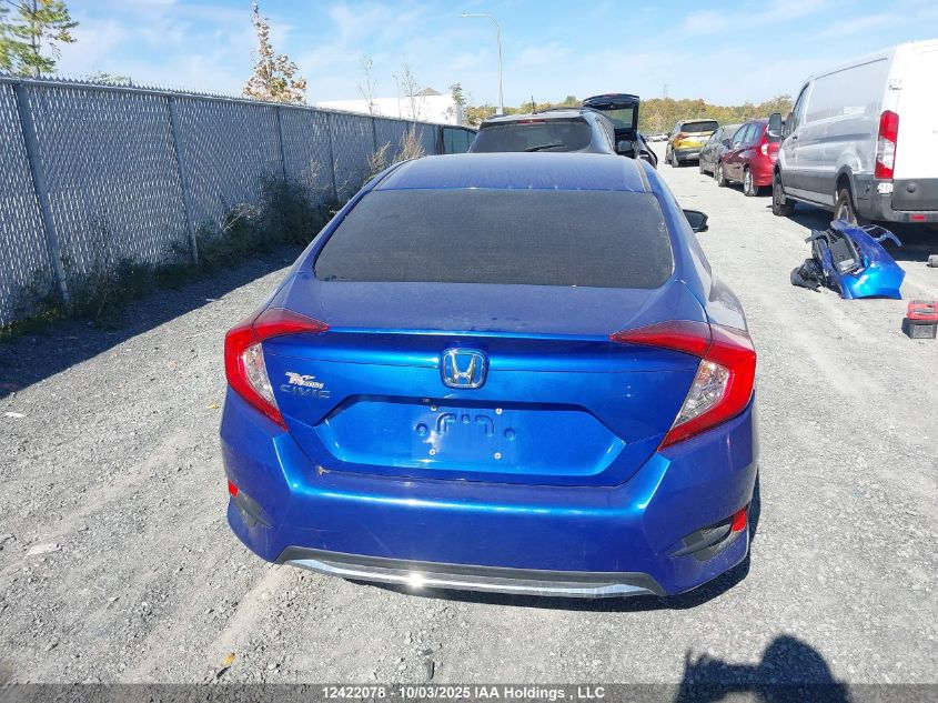 2020 Honda Civic Ex VIN: 2HGFC2F73LH005728 Lot: 12422078