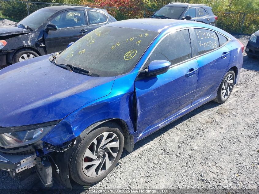 2020 Honda Civic Ex VIN: 2HGFC2F73LH005728 Lot: 12422078