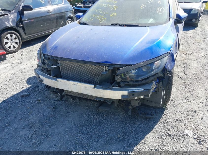 2020 Honda Civic Ex VIN: 2HGFC2F73LH005728 Lot: 12422078