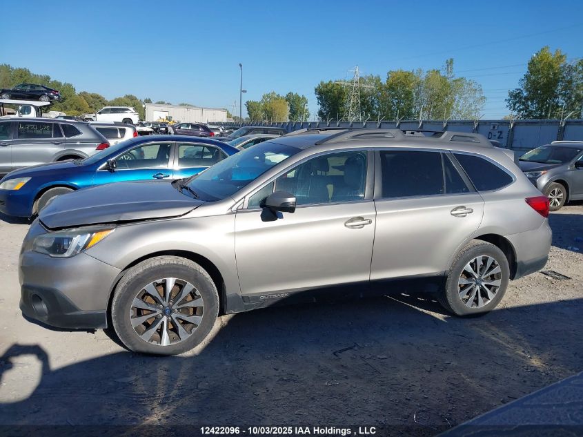 2015 Subaru Outback 2.5I Limited VIN: 4S4BSCLC1F3204092 Lot: 12422096