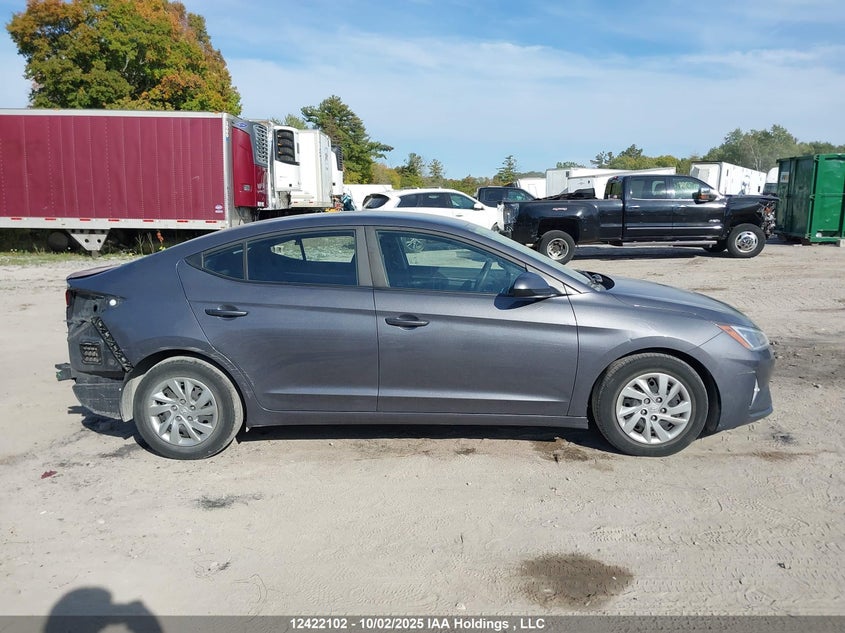 2019 Hyundai Elantra Se VIN: KMHD74LF8KU787484 Lot: 12422102
