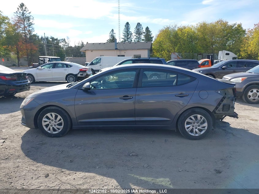 2019 Hyundai Elantra Se VIN: KMHD74LF8KU787484 Lot: 12422102