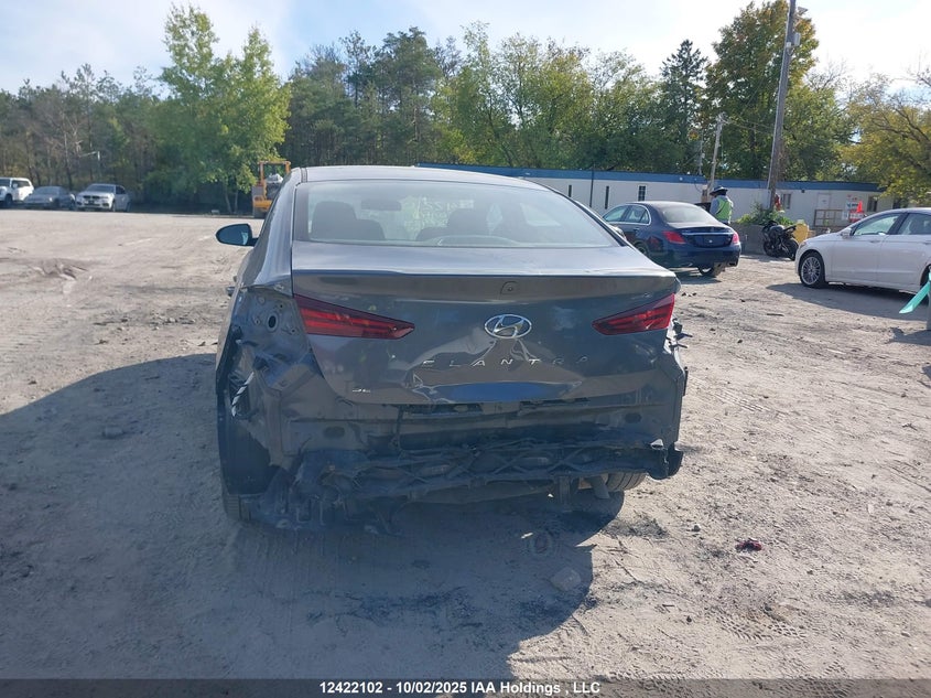 2019 Hyundai Elantra Se VIN: KMHD74LF8KU787484 Lot: 12422102