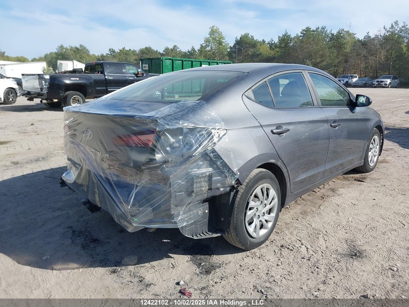 2019 Hyundai Elantra Se VIN: KMHD74LF8KU787484 Lot: 12422102
