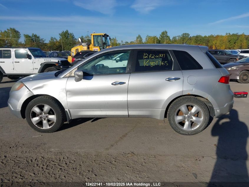 2008 Acura Rdx VIN: 5J8TB18228A801765 Lot: 12422141