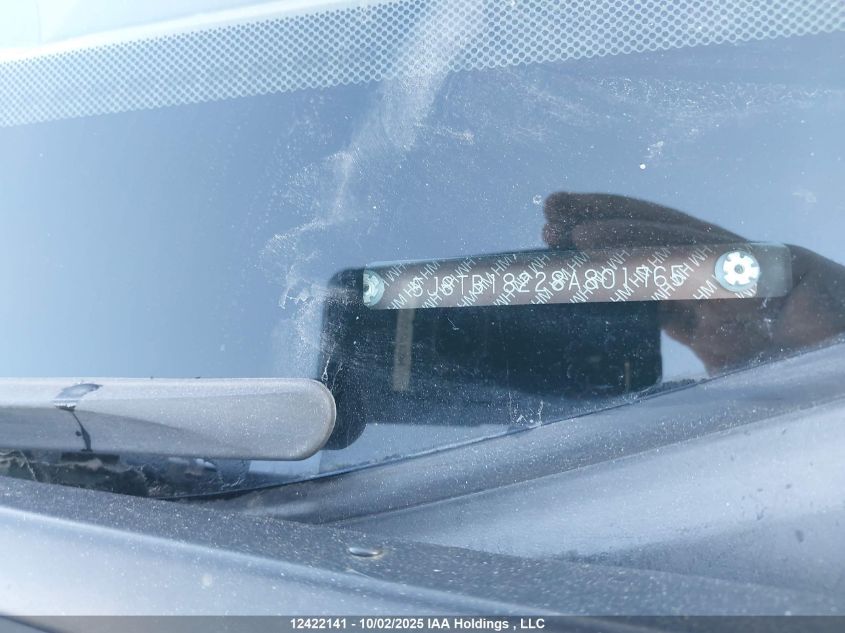 2008 Acura Rdx VIN: 5J8TB18228A801765 Lot: 12422141