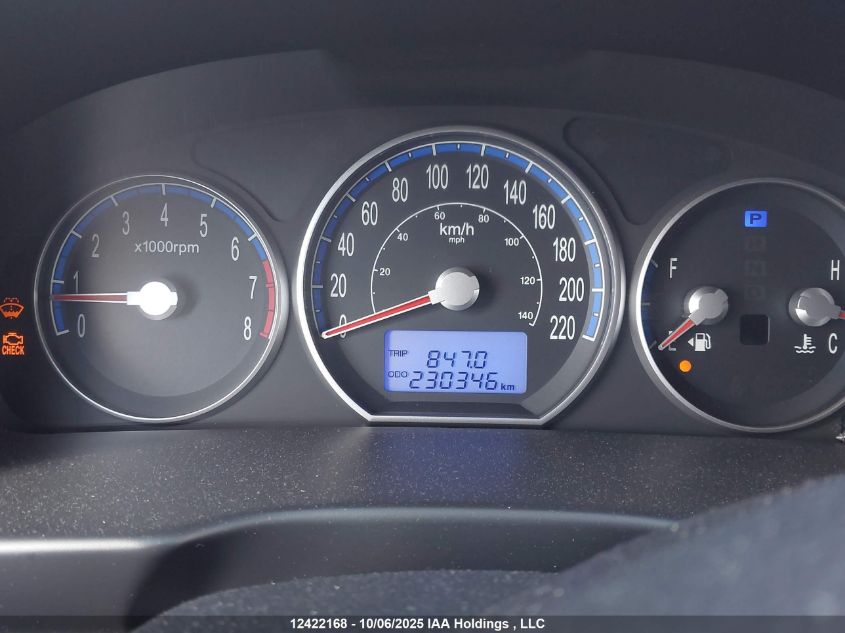 2009 Hyundai Santa Fe Gl VIN: 5NMSG13E29H326803 Lot: 12422168