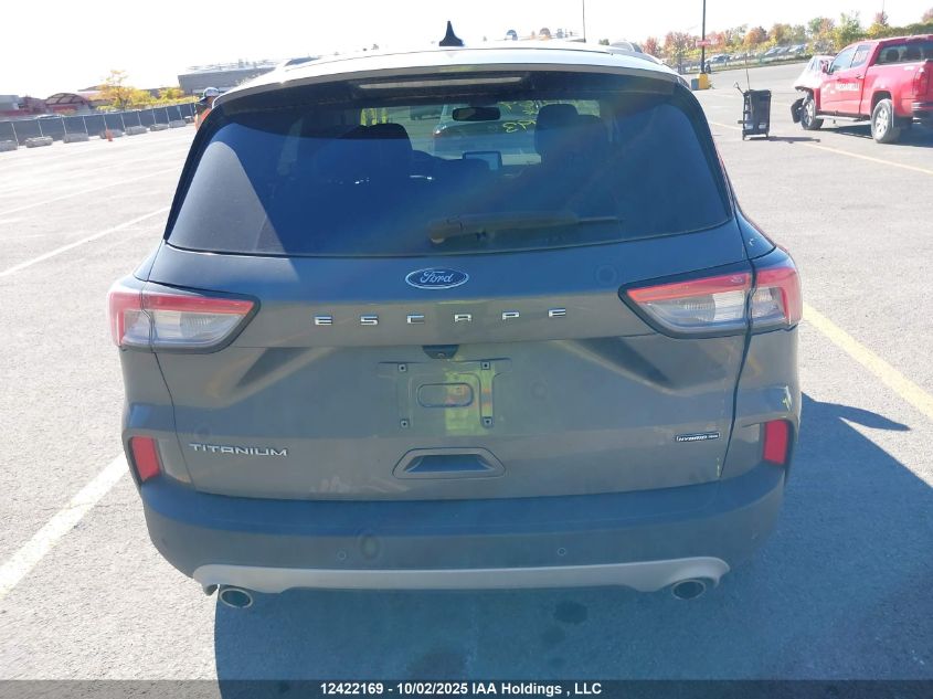 2021 Ford Escape Titanium VIN: 1FMCU9DZXMUA74793 Lot: 12422169