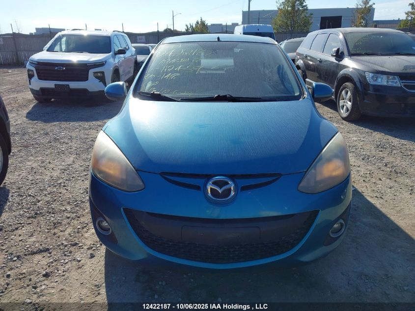 2011 Mazda Mazda2 VIN: JM1DE1HY7B0112459 Lot: 12422187