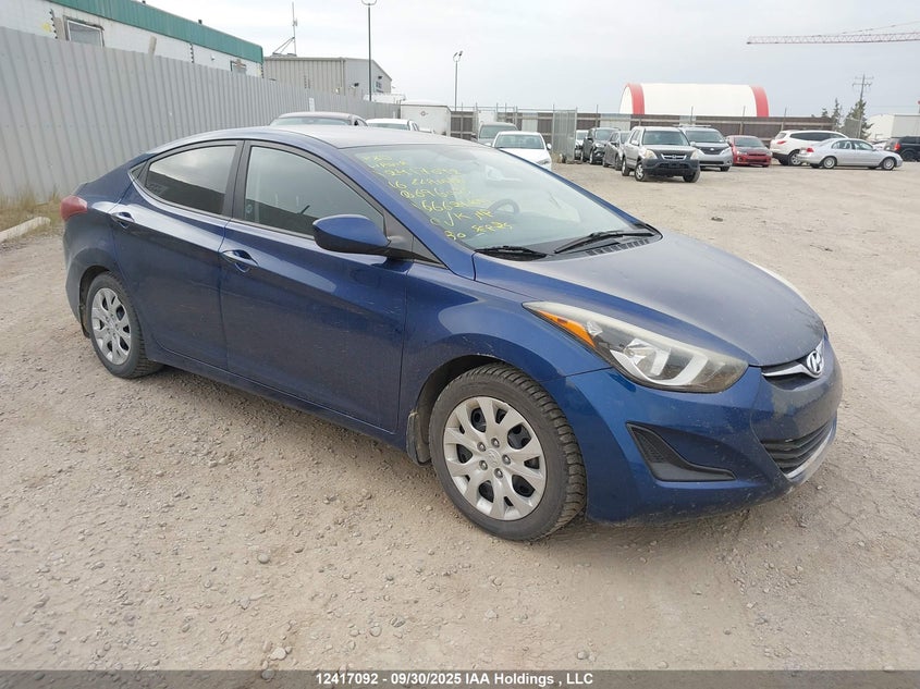 5NPDH4AE7GH696025 2016 Hyundai Elantra Gl auction photo 1