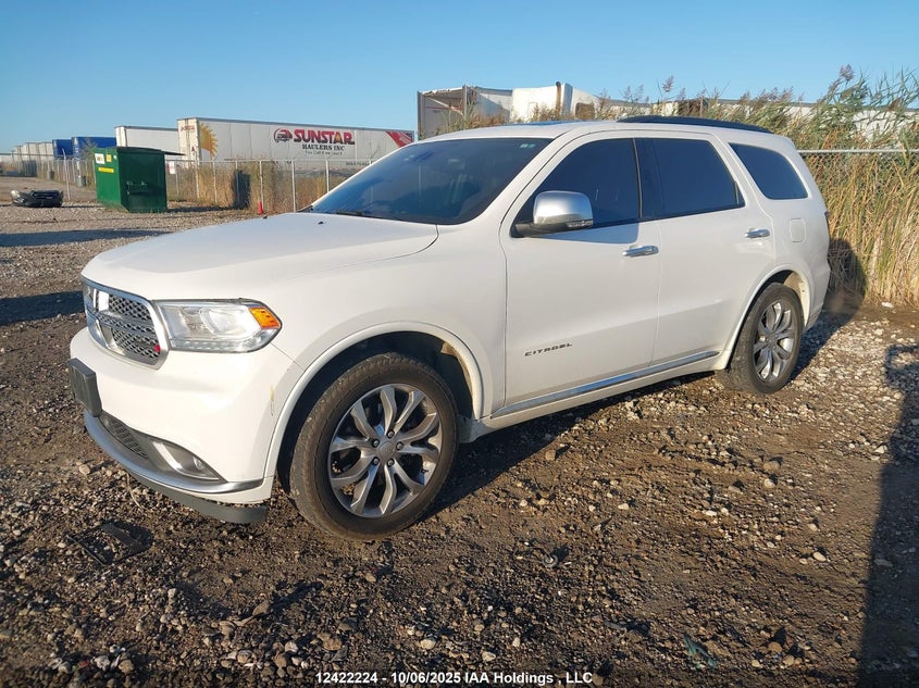 1C4RDJEG6HC854668 2017 DODGE DURANGO photo no. 2