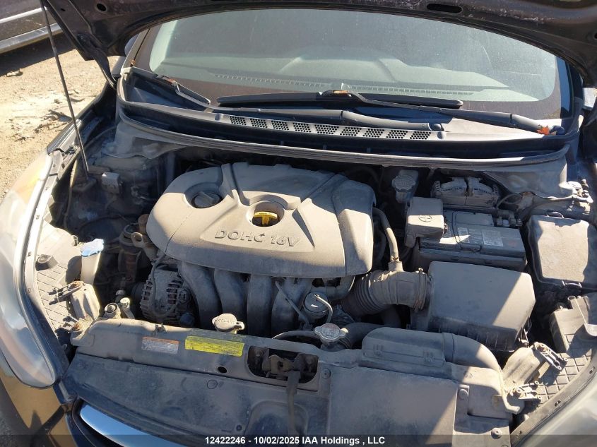 2013 Hyundai Elantra Gls VIN: 5NPDH4AEXDH342639 Lot: 12422246