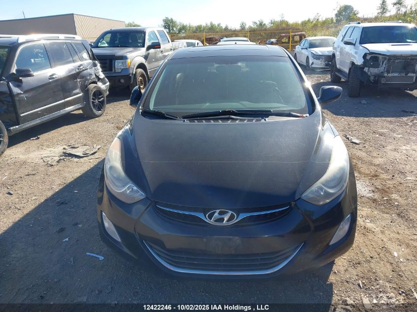 2013 Hyundai Elantra Gls VIN: 5NPDH4AEXDH342639 Lot: 12422246