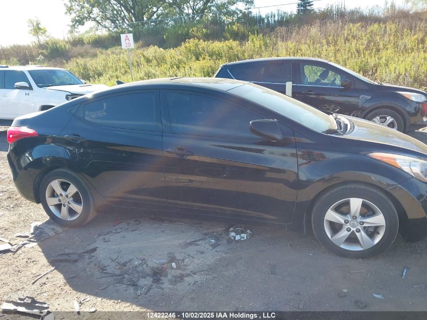 2013 Hyundai Elantra Gls VIN: 5NPDH4AEXDH342639 Lot: 12422246