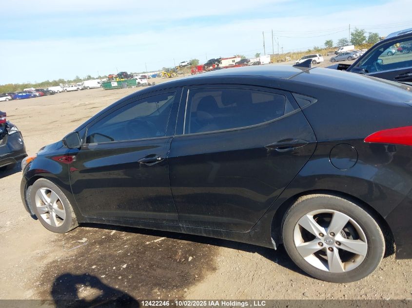 2013 Hyundai Elantra Gls VIN: 5NPDH4AEXDH342639 Lot: 12422246