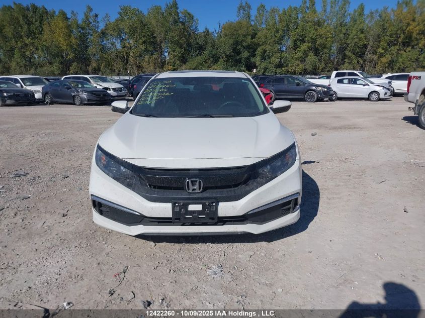 2020 Honda Civic Ex VIN: 2HGFC2F76LH000037 Lot: 12422260