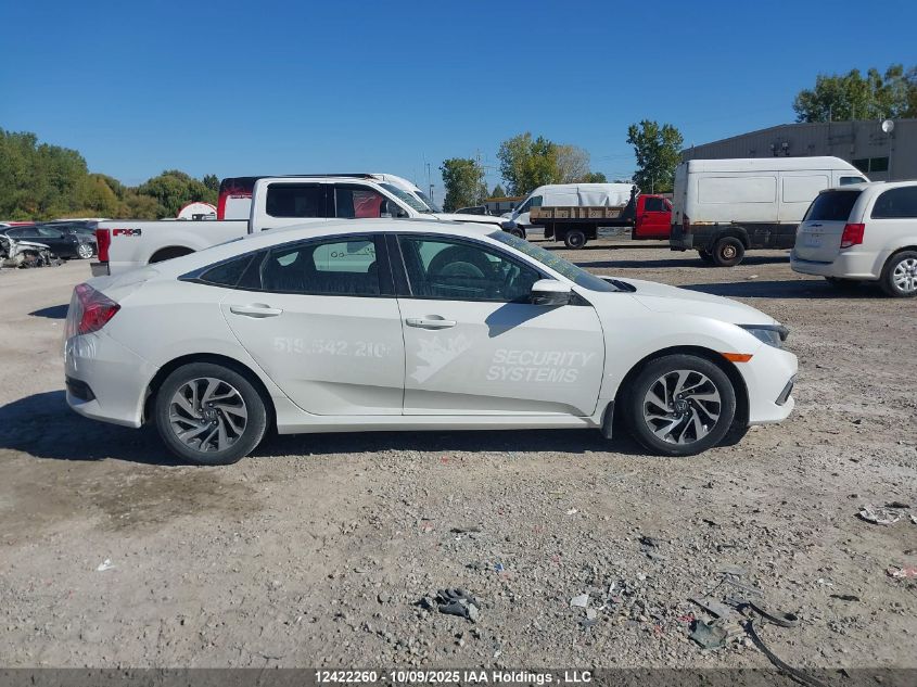 2020 Honda Civic Ex VIN: 2HGFC2F76LH000037 Lot: 12422260