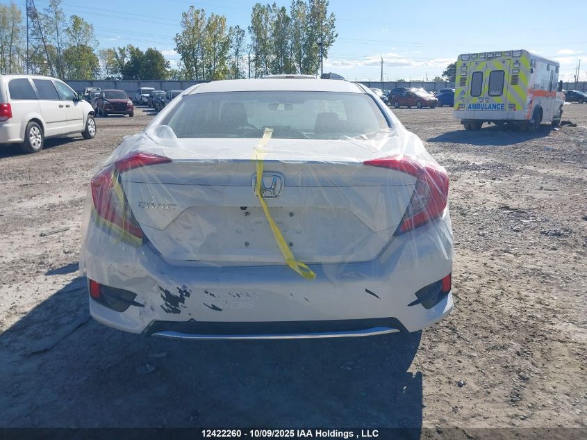 2020 Honda Civic Ex VIN: 2HGFC2F76LH000037 Lot: 12422260