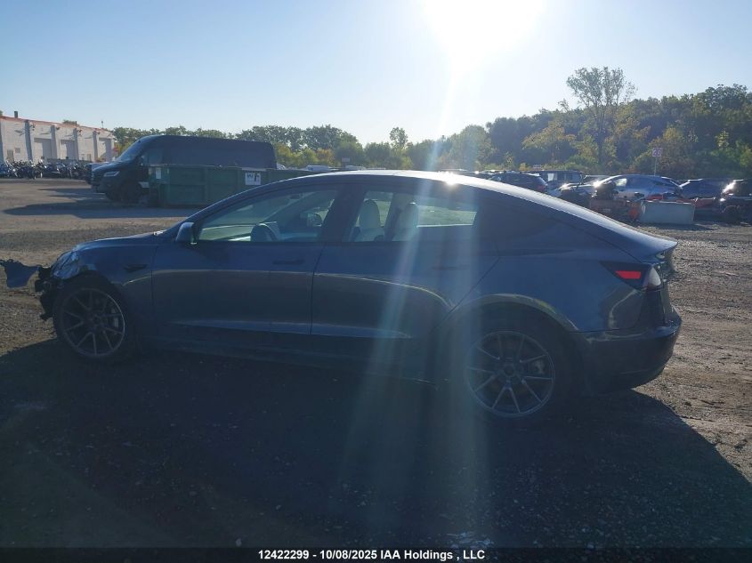 2022 Tesla Model 3 Long Range VIN: 5YJ3E1EB3NF101850 Lot: 12422299