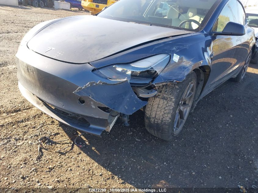 2022 Tesla Model 3 Long Range VIN: 5YJ3E1EB3NF101850 Lot: 12422299