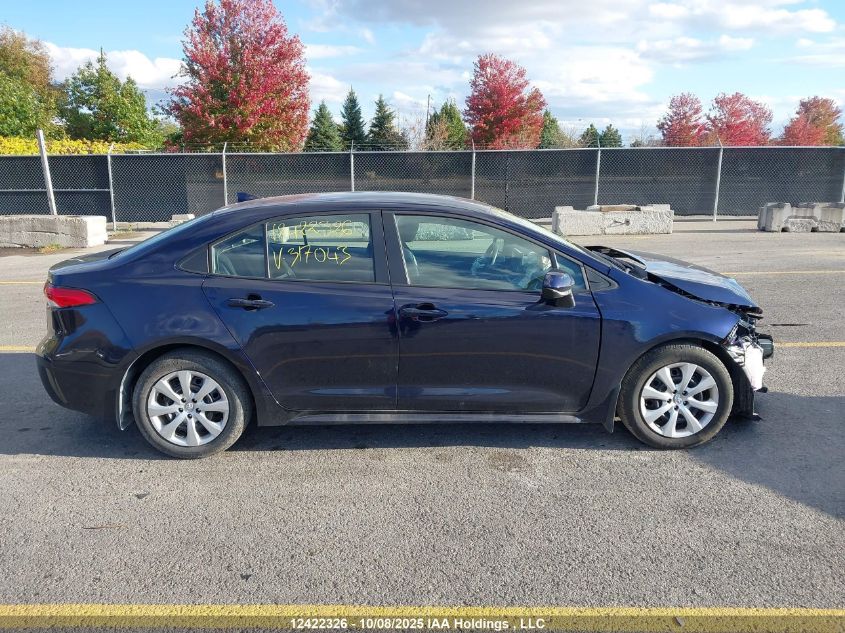 2025 Toyota Corolla Le VIN: 5YFB4MDE8SP317043 Lot: 12422326