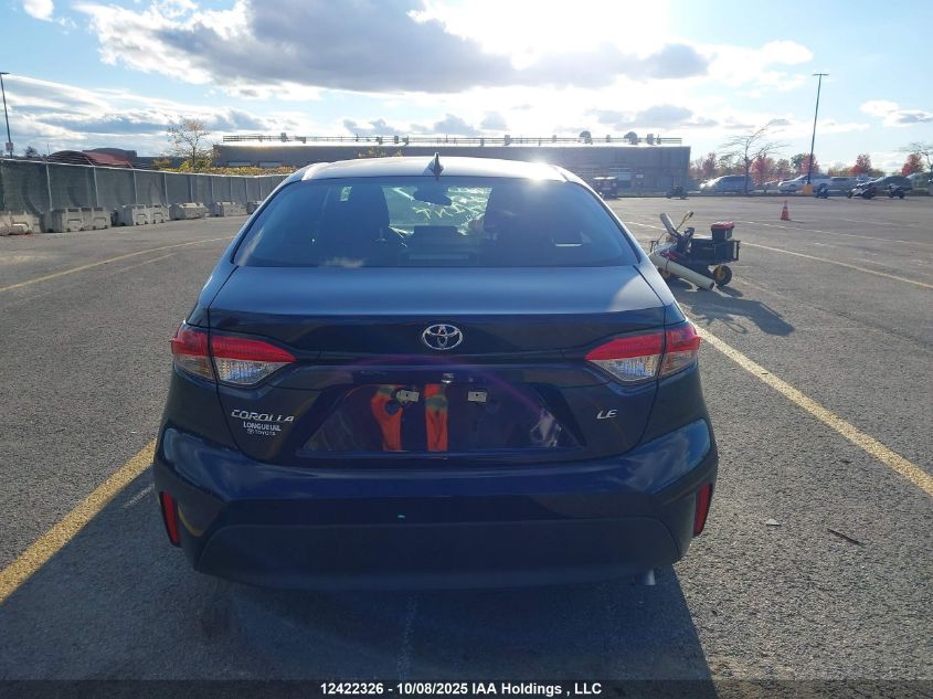 2025 Toyota Corolla Le VIN: 5YFB4MDE8SP317043 Lot: 12422326