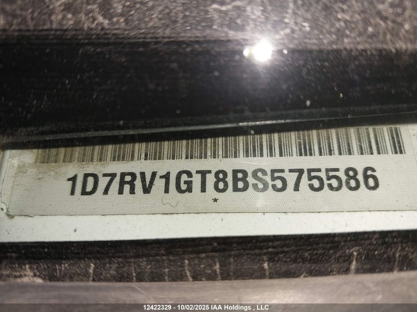 2011 Dodge Ram 1500 VIN: 1D7RV1GT8BS575586 Lot: 12422329