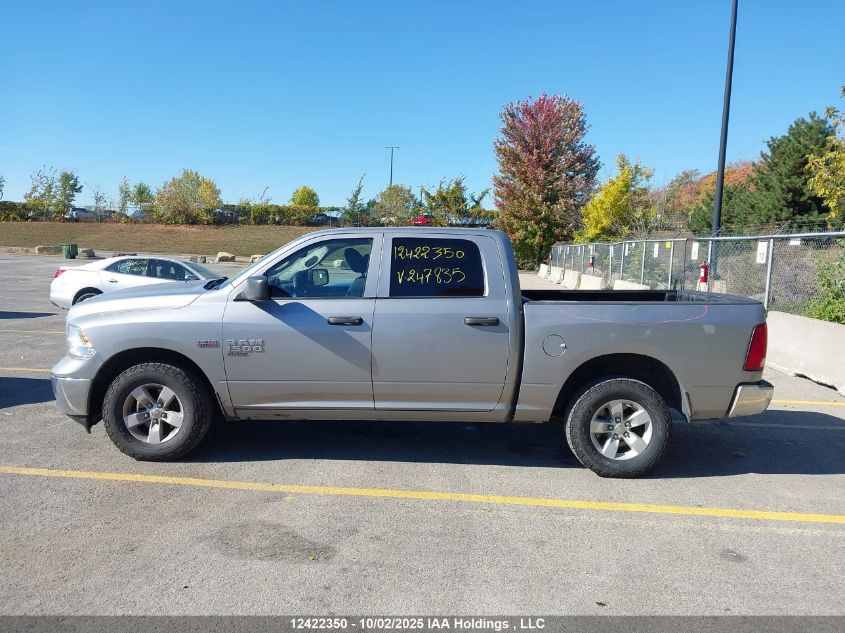 2022 Ram 1500 Classic Slt VIN: 1C6RR7LT3NS247835 Lot: 12422350