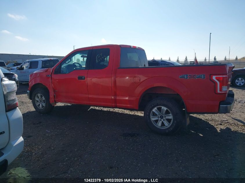 2016 Ford F150 Super Cab VIN: 1FTFX1EG3GKF86676 Lot: 12422379