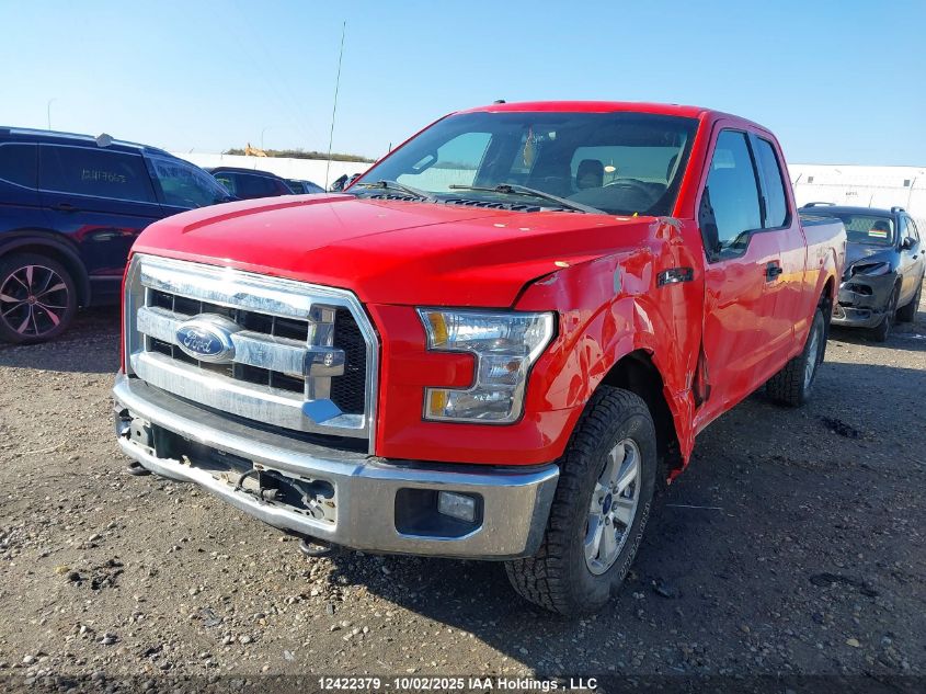 2016 Ford F150 Super Cab VIN: 1FTFX1EG3GKF86676 Lot: 12422379