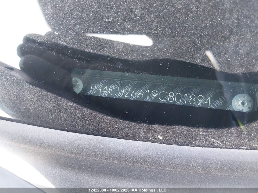 2009 Acura Tsx Premium/Technology Package VIN: JH4CU26619C801894 Lot: 12422380