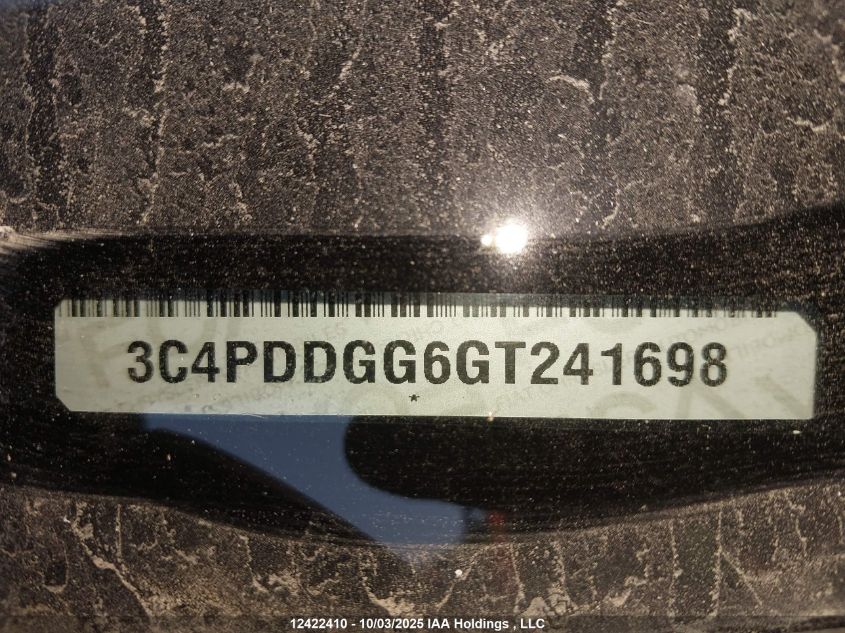 2016 Dodge Journey Crossroad VIN: 3C4PDDGG6GT241698 Lot: 12422410