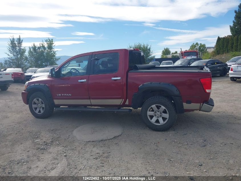 2006 Nissan Titan Xe/Se/Le VIN: 1N6AA07B06N570551 Lot: 12422452