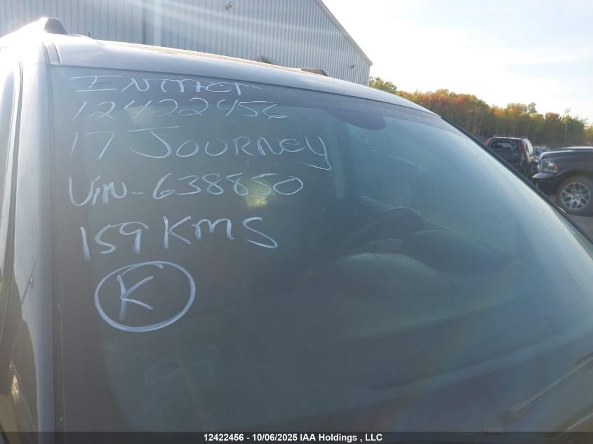 2017 Dodge Journey Crossroad VIN: 3C4PDDGG8HT638850 Lot: 12422456