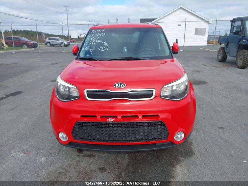 2015 Kia Soul + VIN: KNDJP3A57F7798881 Lot: 12422466