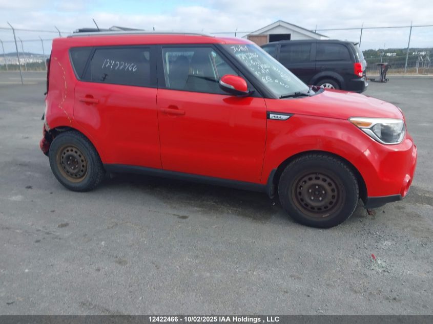 2015 Kia Soul + VIN: KNDJP3A57F7798881 Lot: 12422466
