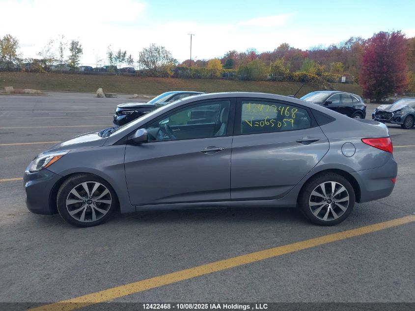 2016 Hyundai Accent Se VIN: KMHCT4AE9GU065059 Lot: 12422468