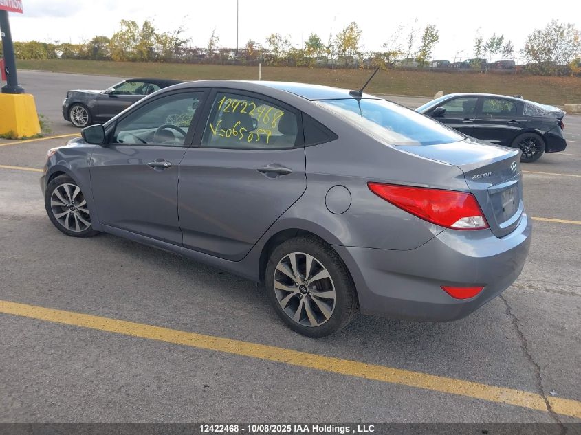 2016 Hyundai Accent Se VIN: KMHCT4AE9GU065059 Lot: 12422468