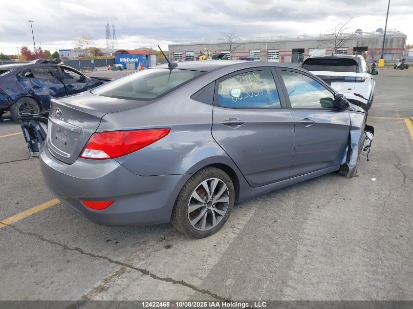 2016 Hyundai Accent Se VIN: KMHCT4AE9GU065059 Lot: 12422468
