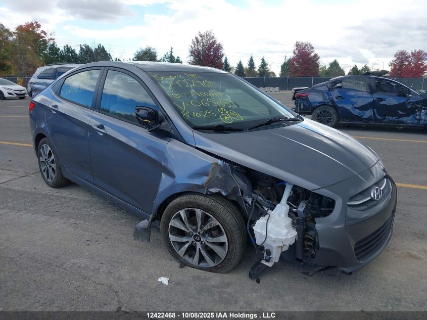 2016 Hyundai Accent Se VIN: KMHCT4AE9GU065059 Lot: 12422468